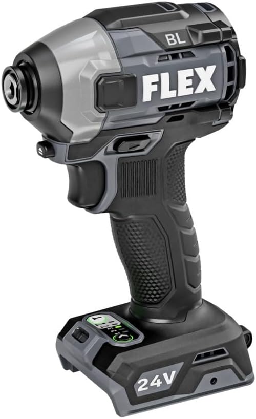 FLEX 24V Brushless Cordless 1/4-Inch 2,500 In-Lbs Torque Quick Eject Hex Impact Driver Multi-Mode Tool Only, Battery and Charger Not Included - FX1371A-Z