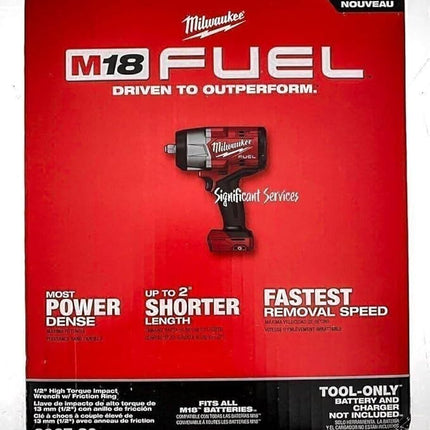 Milwaukee Electric - M18 Fuel 1/2 HIGH Torque Impact Wrench W/FRICTI
