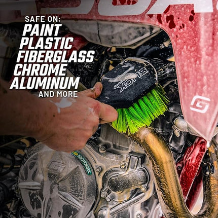 Slick Products Total Off-Road Wash Super Concentrate – Thick Foaming Car Wash Soap with Hybrid-Ceramic Formula for Dirt Bikes ATV UTV Trucks Jeeps and More – Foam Cannon Ready – 32 oz