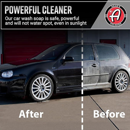 Adam's Car Shampoo (5 Gallon) - pH Best Biodegradable Car Wash Soap for Foam Cannon, Spray Gun or Bucket - High Foam, Scratch-Free Auto Detailing for Cars, Trucks, RVs & Motorcycles