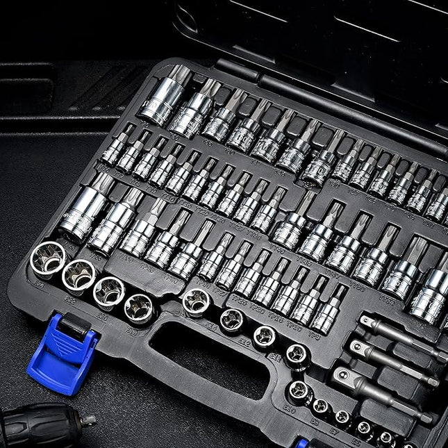 EPAuto Torx Bit Socket and External Torx Socket Set 63-Piece Set